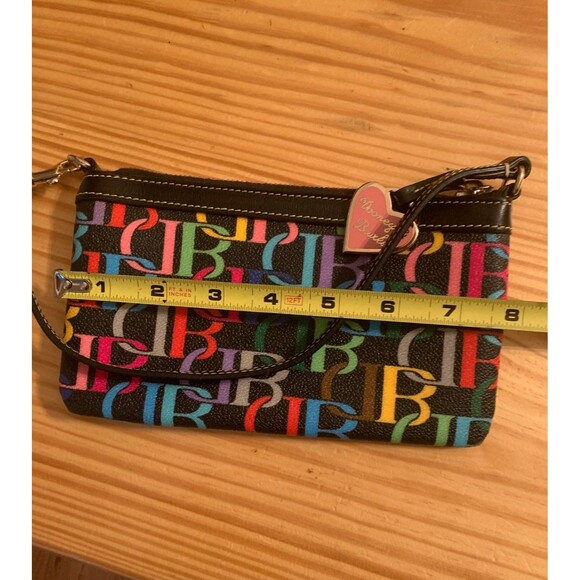 Dooney and Bourke Rainbow zipper large wristlet - Picture 2 of 5